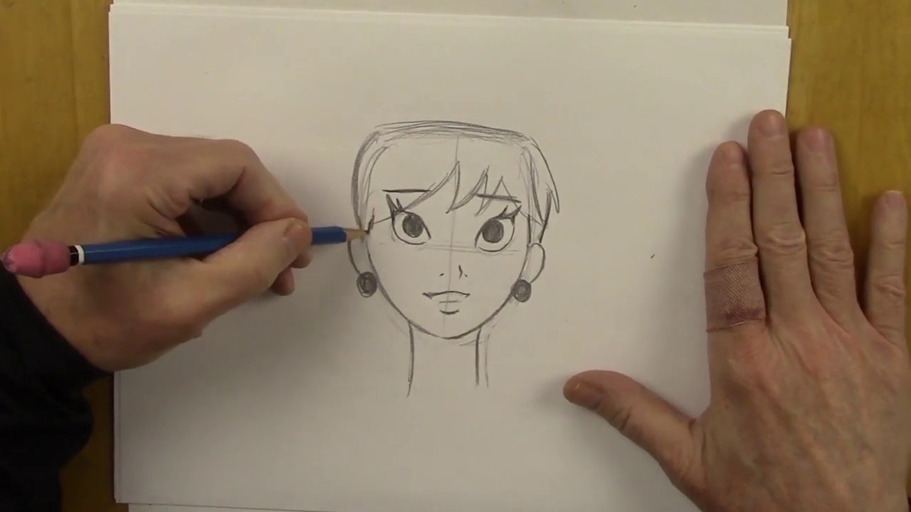 HOW TO DRAW A FEMALE CARTOON CHARACTER - Christopher Hart