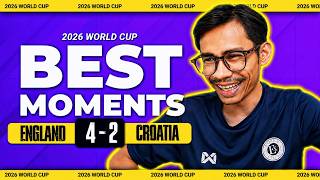 ENGLAND 4-2 CROATIA WORLD CUP 2026 I Fan Best Moments