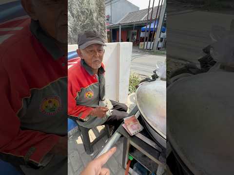 Penjual tahu bulat berhati mulia, usia 73th #abangido #sosialexperiment