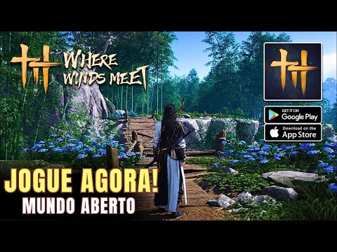 SAIU! WHERE WINDS MEET MOBILE 😱 O MELHOR JOGO QUE VOCÊ VERA HOJE! COMO BAIXAR e JOGAR ! MMORPG 2025