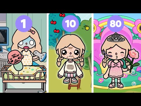 I was old at birth 🥺💔🥀| Toca Sad Story | Toca Life World | Toca Boca