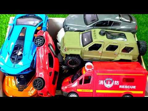 Box full of Mini EV, Supra, Jeep, DHL, Rolls Royce, Lexus LM300h, Bugatti, Police car ...