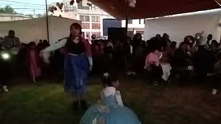 Ana de Frozen entra y baila en una fiesta de cumpleaños