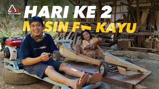 Mobil F1 kayu pakai mesin | Day 2