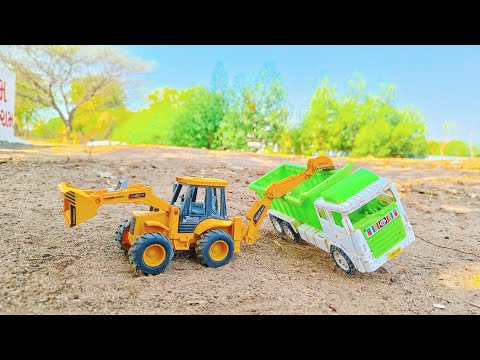 Tata Truck 16 Wheeler Accident Pulling Out Jcb 3dx ? Tata Dumper | Tata Tipper | Ck Creator