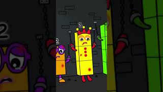 Numberblocks 1 2 3 4 5 is in prison #shorts #shortvideo