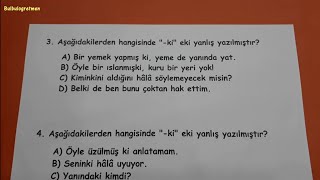ki eki ve bağlacı nasıl yazılır @Bulbulogretmen #ki #ek #bağlaç #4sınıf #5sınıf