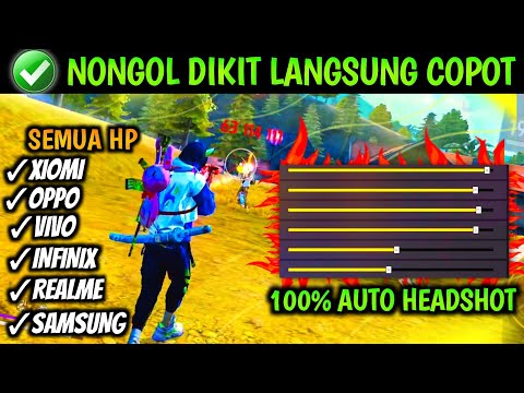 100% AUTO HEADSHOT SEMUA HP 🎯📱 CARA SETTING SENSITIVITAS FF AUTO HEADSHOT & SETTING KONTROL+ DPI