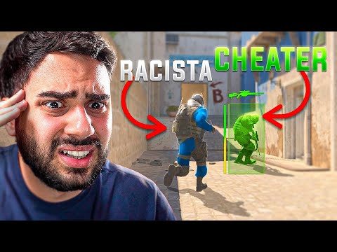 Ele sofreu RACISMO e resolvou LIGAR o CHEAT no meio da PARTIDA de CS 2 (tomou VAC BAN)