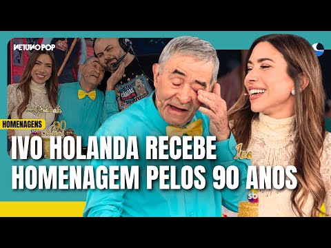 Ivo Holanda cai em pegadinha e se emociona em homenagem aos 90 anos, no Programa Silvio Santos