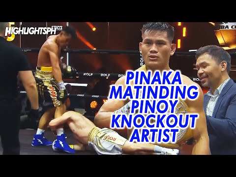 14W - 14KO PINAKA MATINDING KNOCKOUT ARTIST NA PINOY!  WELJON MINDORO ANG BAGONG IBA CHAMPION!