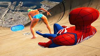 GTA 5 Epic Ragdolls/Spiderman (GTA 5, Euphoria Physics, Fails, Funny Moments)