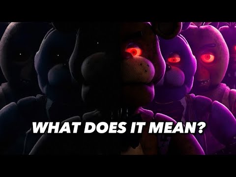 WHAT DO THE RED EYES MEAN IN THE FIVE NIGHTS AT FREDDY'S MOVIE TRAILER? FNAF Movie theory