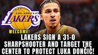 🚨 LAKERS MOVE FAST, LAND A SIGNING AND NOW GO ALL-IN FOR LUKA DONČIĆ'S CENTER! LAKERS NEWS!
