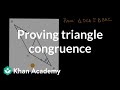 Triangle Congruency and Proofs