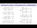 Solving Systems of Linear Equations