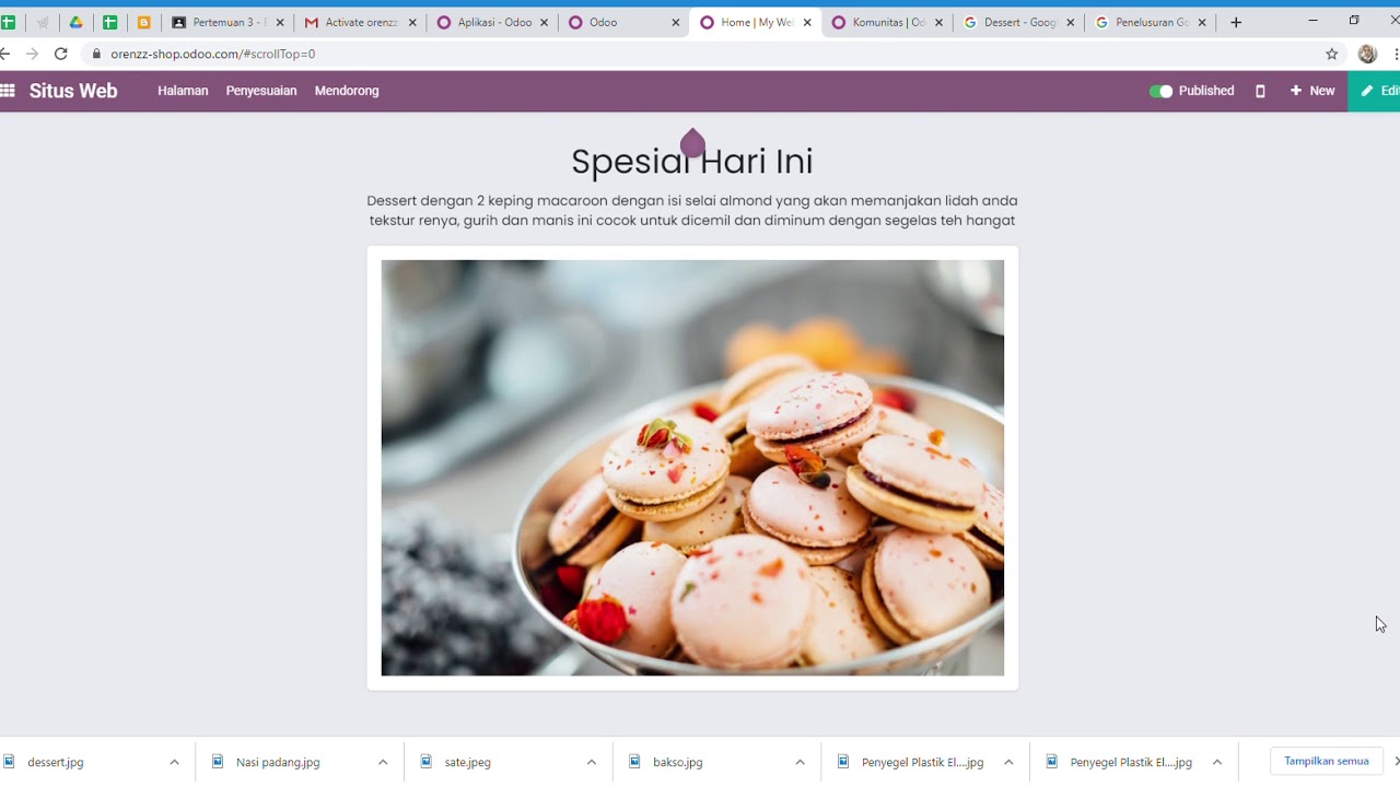 Review tutorial ODOO Modul Blog dan Penjualan | 10/29/2020

video ini untuk memenuhi tugas aplikasi E-Bisnis Pak anwar Nama : Oriene Sativa Disya Putri NPM : 13.2018.1.00710.