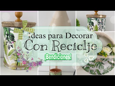 Hermosas Manualidades  para Decorar tu hogar 😍🧡 / Ideas recicladas / artesanato