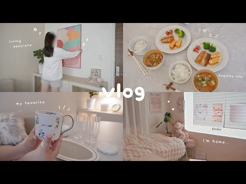 ただいま！emiffyさんの食器来た✧日本で日常生活に戻る🏠新しいインテリア・アサイーボウル・ふわふわ鶏ハム