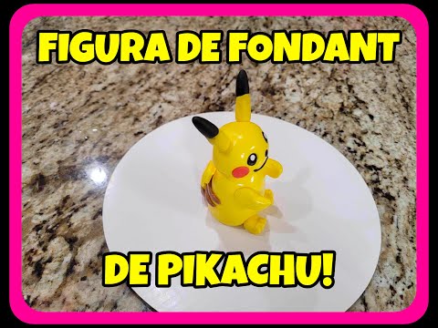 Figura de Fondant de Pikachu!