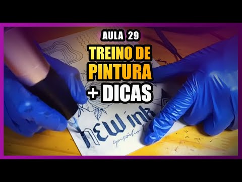 DICAS PARA PREENCHIMENTO SÓLIDO NA TATUAGEM - New Ink | Aula 29