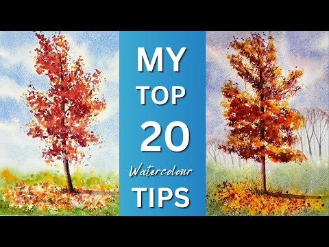 My Top 20 Game Changing Watercolor Techniques Explored