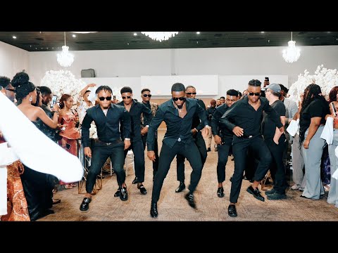 GROOMSMEN DANCED All OUT | EPIC CONGOLESE FLASHMOB DANCE🔥