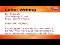 Letter Writing Skills Assessment