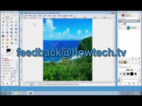 How to Invert Selection in GIMP