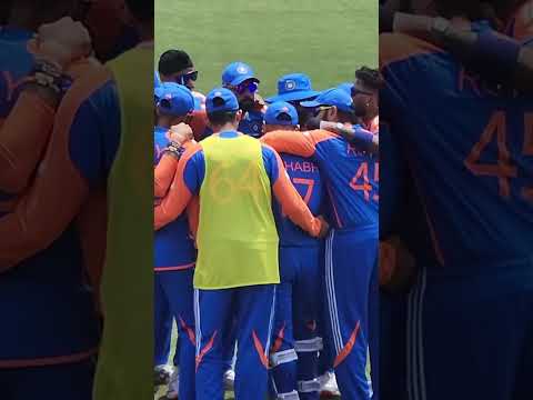 Rohit Sharma and Team India Strategize on the Field | Match Prep | NYC DESI एनवाईसी देसी