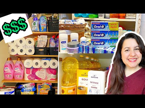 ⛔️⚠️ 3 MESES FAZENDO ESTOQUE- MOSTREI TUDO O QUE ACUMULEI ⛔️ ALIMENTOS, HIGIENE E LIMPEZA