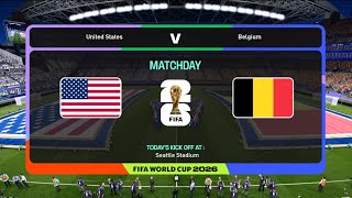 USA vs. Belgium | Lumen Field | FIFA World Cup 2026 Round of 16 