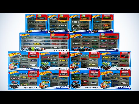 Opening Hot Wheels 8-Packs, 9-Packs, and 20 Car Gift Packs - 144 Cars!