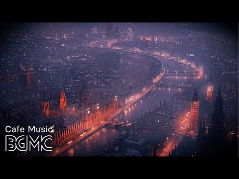 City Night Jazz - Tender Relaxing Piano Jazz with Night City Ambience - Soft Background Music