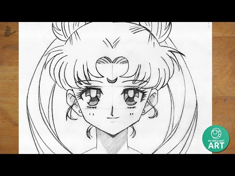 How to Draw Sailor Moon – Step by Step Tutorial for Beginners!