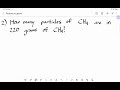 Molar Mass and Particle Conversions