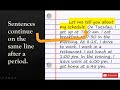 Paragraph Writing Rules and Formatting