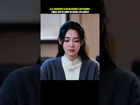 Ela escreve algo no diário e seu marido com 18 anos lê #dorama #kdrama #filmes #series