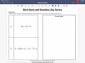 Distributing and Combining Like Terms Mastery