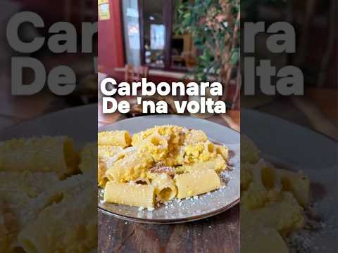 LA CARBONARA DE ‘NA VOLTA #carbonara #carbonararomana #pastacarbonara #chefrufini