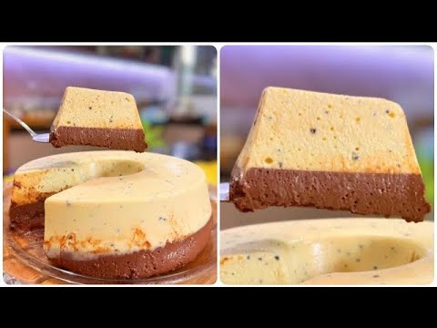 ESSE PUDIM DE DOIS SABORES FICOU PERFEITO PARA SEU FINAL DE SEMANA | RÁPIDO E SUPER FÁCIL DE FAZER!