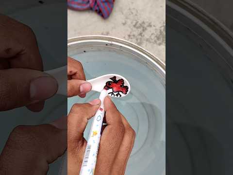 can you try this beautiful magic โจ on spoon ๐ฅ#shorts #viral #art