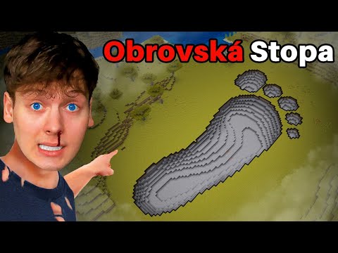 Kdo se SKRÝVÁ za OBROVSKOU STOPOU v Minecraftu? 😨