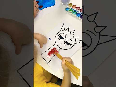Drawing Sprunki with Italian Paste