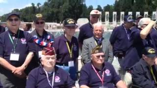 SSHF Veterans at WWII Memorial