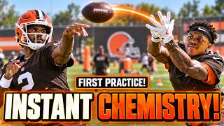 Shedeur Sanders & Jimmy Horn Jr. DOMINATE Their First Browns Practice Together!