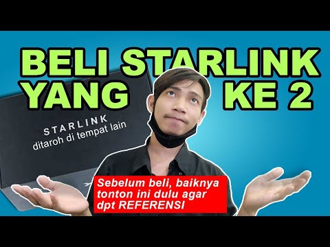 UNBOXING Starlink Pembelian Yang Kedua - Paket Residensial WOW Mantap