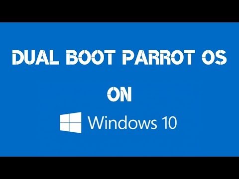 install parrot os dual boot