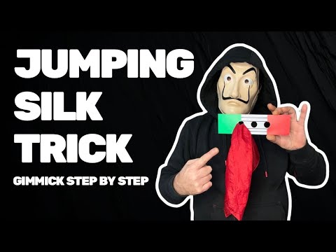 JUMPING SILK MAGIC TRICK TUTORIAL 🪄 Gimmick Step by Step