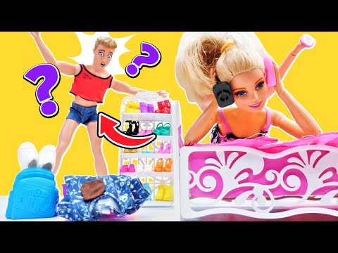 Barbie Puppen Video - Barbie hat Kens Kleidung ruiniert. Video für Kinder auf Deutsch